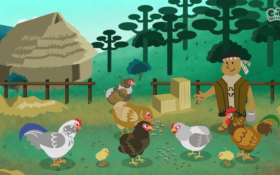 Gallinas mapuche