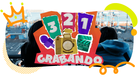 3,2,1 grabando