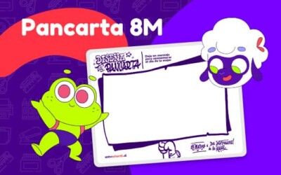 Descarga y pinta tu pancarta del 8M