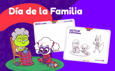 Descarga pinta y dibuja tu familia