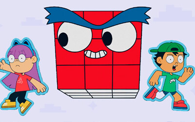 Afiche educativo: ¿Dónde están las figuras geométricas 2D?