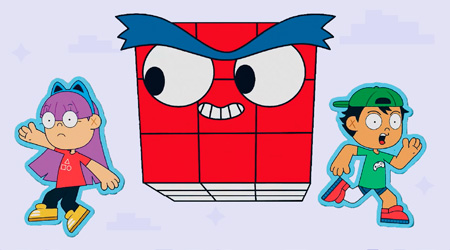 Afiche educativo: ¿Dónde están las figuras geométricas 2D?
