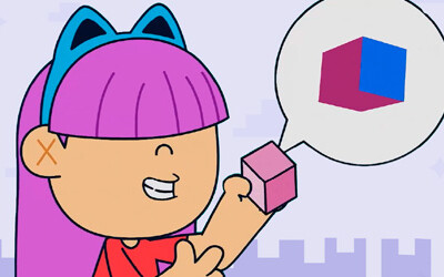 Afiche educativo: ¿Qué caracteriza a un poliedro o figura 3D?