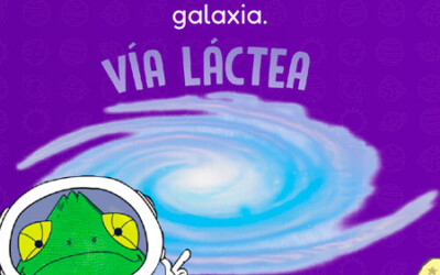 Afiche educativo: Galaxias