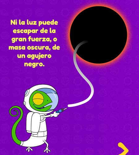 Afiche educativo: Agujeros negros