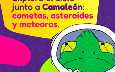 Afiche educativo: Cometas y asteroides