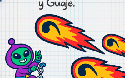 Afiche educativo: Usos de la coma