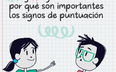 Afiche educativo: Signos de puntuación esenciales